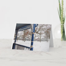 Tormenta de invierno en la ciudad de Cottage - Viñ