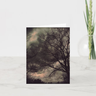 Tarjeta Tormenta de invierno notecard