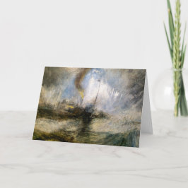 Tarjeta Tormenta de nieve | JMW Turner |