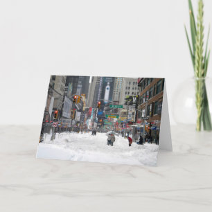 Tarjeta Tormenta New York City 12/26/10 de la nieve del