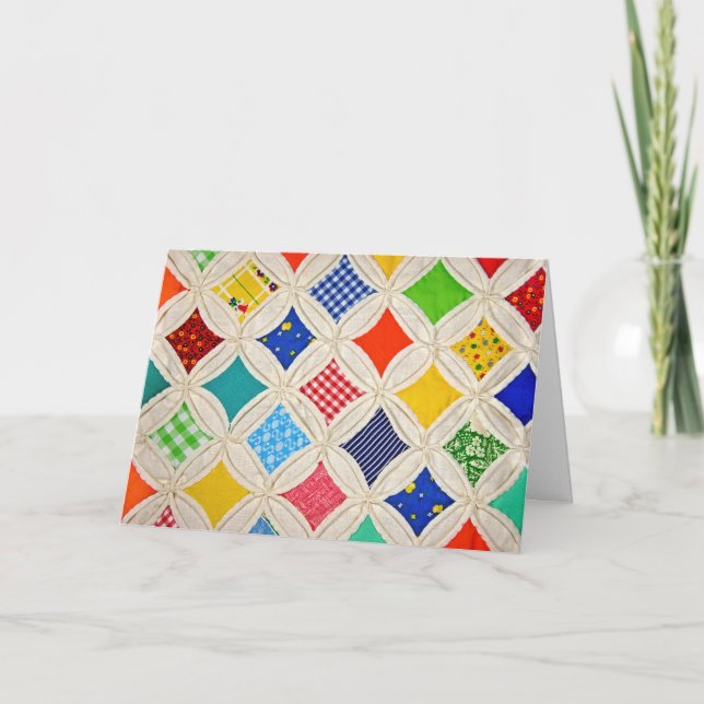 Tarjeta Torneo Quilt de la Ventana Catedral (Anverso)