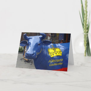 Tarjeta toro de liechtenstein
