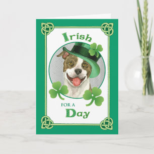 Tarjeta Toro del pozo del día de San Patricio