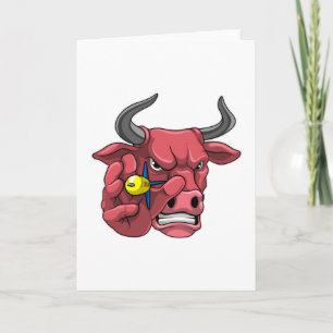 Tarjeta Toro en Darts con Dart
