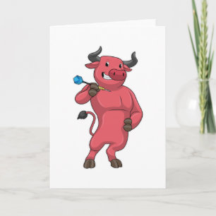 Tarjeta Toro en Darts con Dart