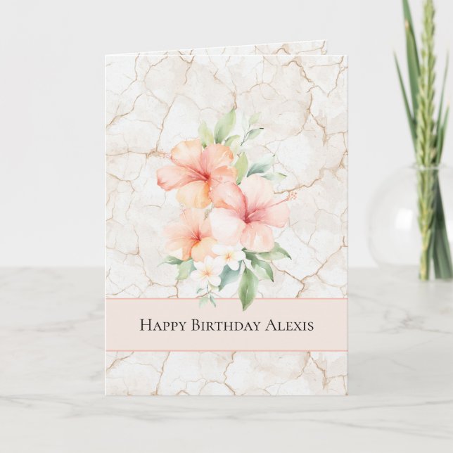 Tarjeta Toronja Summer Breeze Cumpleaños (Anverso)
