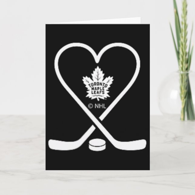 Tarjeta Toronto Maple Leafs Palitos de San Valentín Nhl Of (Anverso)