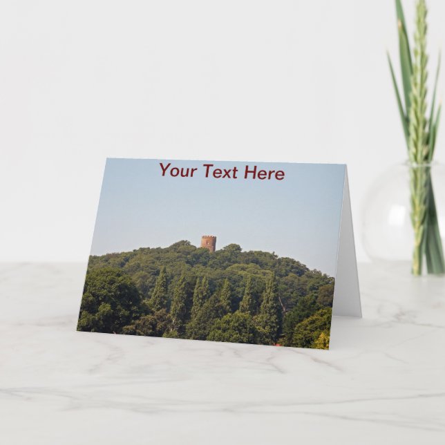 Tarjeta Torre Conygar personalizable, Somerset (Anverso)