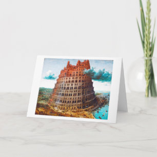 Tarjeta Torre de Babel, Pieter Bruegel el mayor