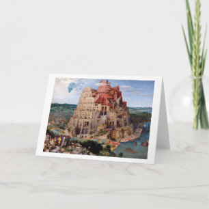Tarjeta Torre de Babel, Pieter Bruegel el Viejo, 1563