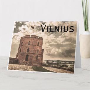 Tarjeta Torre de Gediminas de Vilna
