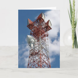 Tarjeta Torre de telecomunicaciones de microondas