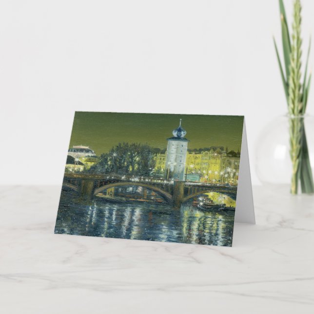 Tarjeta "Torre del Agua Šitkov" (Anverso)