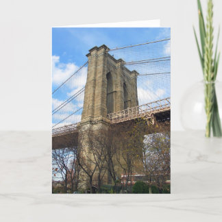 Tarjeta Torre del puente de Brooklyn