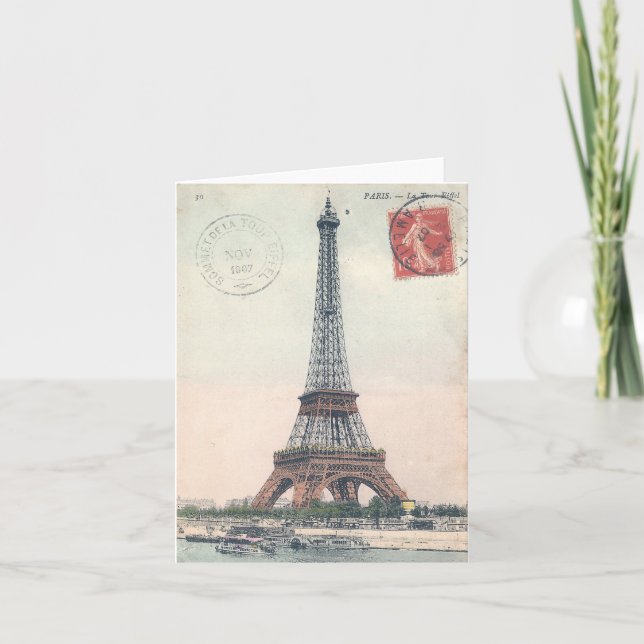 Tarjeta Torre Eiffel (Anverso)