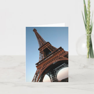 Tarjeta Torre Eiffel Notecard