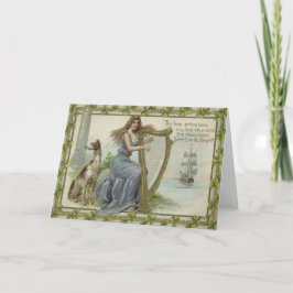 Tarjeta Torre Irish Setter de la nave de la arpa de la