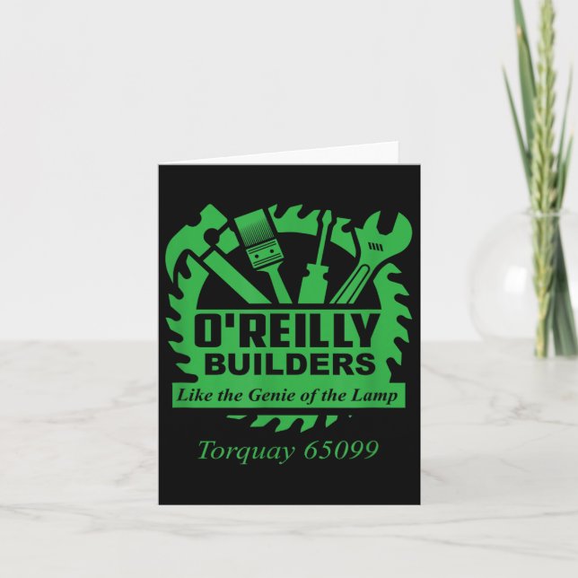 Tarjeta Torres Funny Fawlty, Basil Fawlty, Oreilly Builder (Anverso)