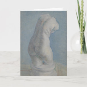 Tarjeta Torso de yeso de Van Gogh - Arte clásico azul