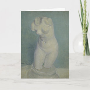 Tarjeta Torso de yeso de Van Gogh - Arte de Estatuilla Clá