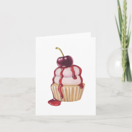 Tarjeta Torta de cerezo
