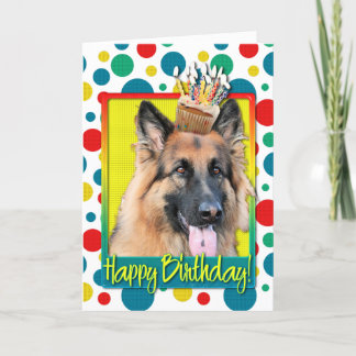 Tarjeta Torta de cumpleaños - Pastor alemán - Oportunidad