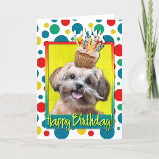 Tarjeta Torta de cumpleaños - ShihPoo - Maggie