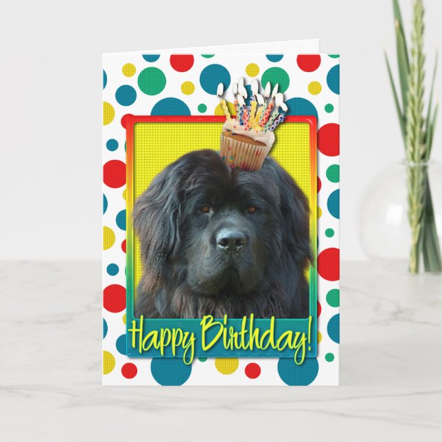 Tarjeta Torta de cumpleaños - Terranova (Anverso)