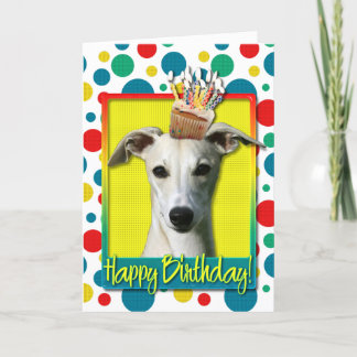 Tarjeta Torta de cumpleaños - Whippet