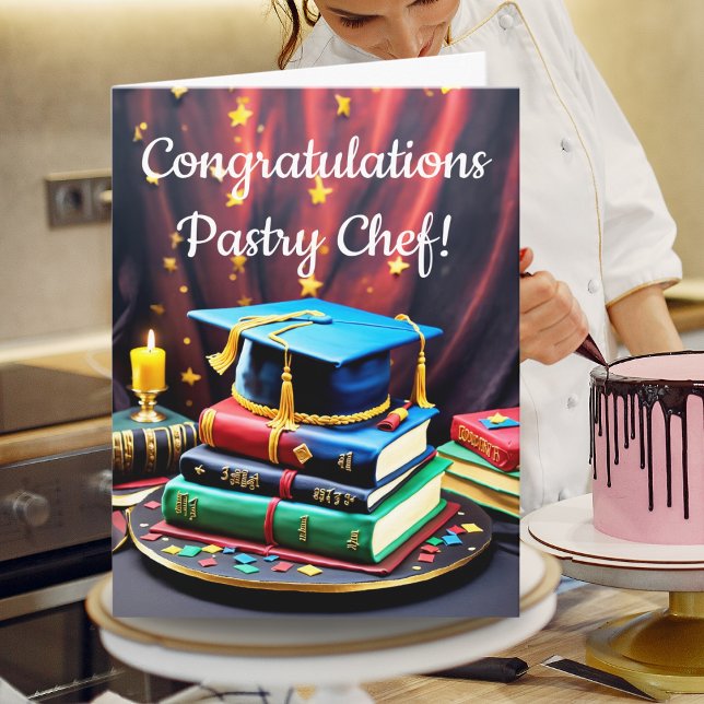 Tarjeta Torta de Graduación de Pastelero (Subido por el creador)