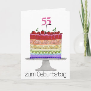Tarjeta Torta de orgullo de color arcoiris de cumpleaños