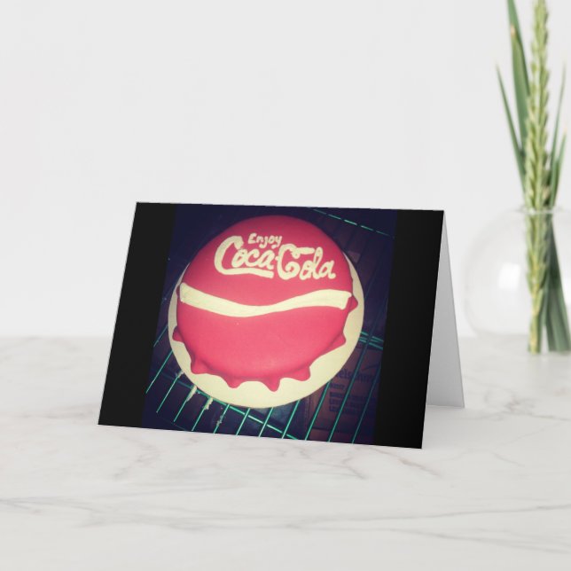 Tarjeta "Torta de tapón de frasco" (Anverso)