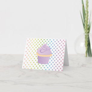 Tarjeta Torta Morada