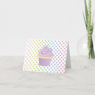 Tarjeta Torta Morada