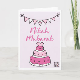 Tarjeta Torta Nikah Mubarak