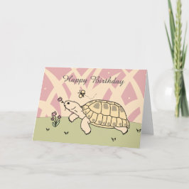 Tarjeta Tortoise rusa de personalizable