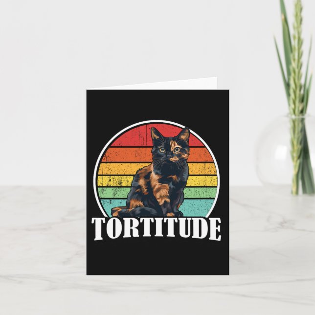 Tarjeta Tortoiseshell Cat (Anverso)