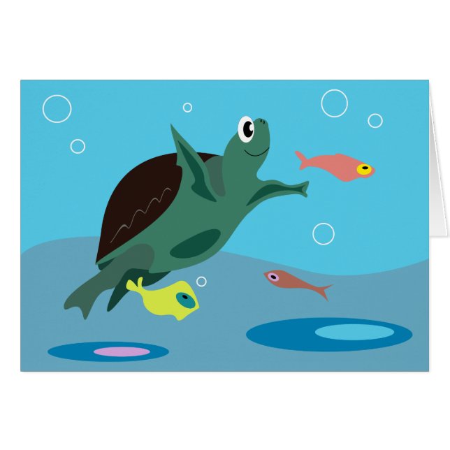 Tarjeta Tortuga (Anverso (Horizontal))