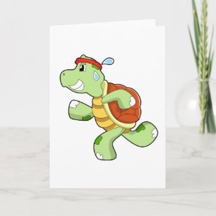 Tarjeta Tortuga como corredora