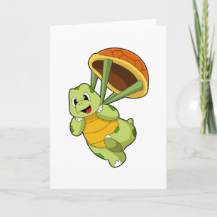 Tarjeta Tortuga con caparazón como parachoques
