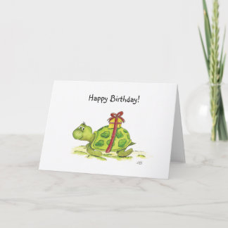 Tarjeta Tortuga de cumpleaños