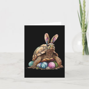 Tarjeta Tortuga de Pascua Tortuga de Pascua Conejo de Pasc