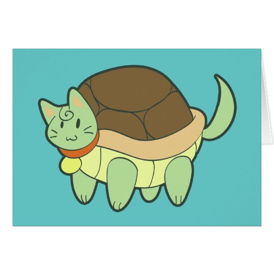 Tarjeta Tortuga del gato