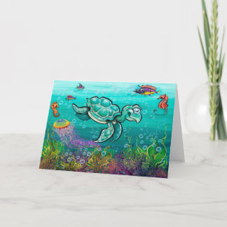 Tarjeta Tortuga marina