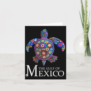 Tarjeta Tortuga Marina El Golfo De México Para Siempre El
