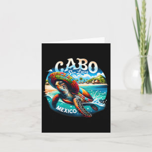 Tarjeta Tortuga México Cabo San Lucas México Vacaciones Fa
