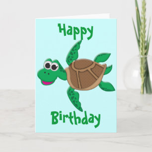 Tarjeta Tortuga Personalizado