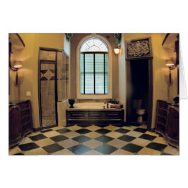 Tarjeta Toscana Bath Blank de Lujo