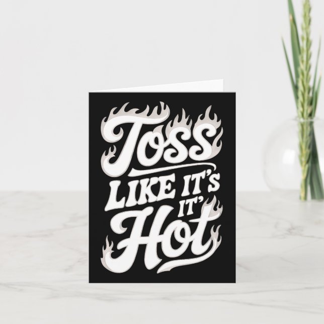 Tarjeta Toss Como It Hot (Anverso)