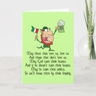 Tarjeta Tosta irlandesa